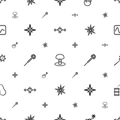 spark icons pattern seamless white background