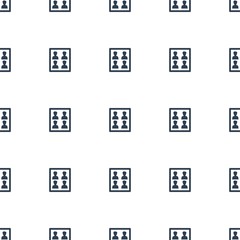 photo for passport icon pattern seamless white background