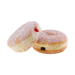 donut or donut isolated on white background.