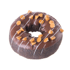 donut or donut isolated on white background.