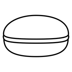 sweet candy isolated icon