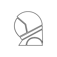 cosmonaut's space suit icon. Element of cyber security for mobile concept and web apps icon. Thin line icon for website design and development, app development