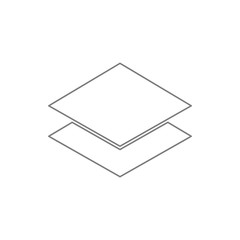 Layers icon. Element of cyber security for mobile concept and web apps icon. Thin line icon for website design and development, app development