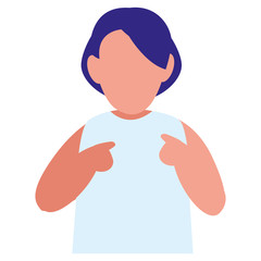 beautiful little girl character