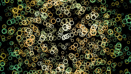 Background of multi-colored circles.