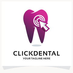 Click Dental Logo Design Template Inspiration