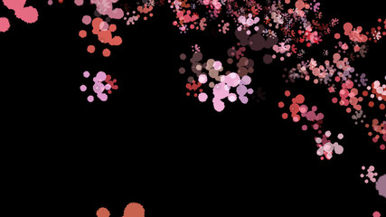 Background with paint. Divorces and drops. Periwinkles.