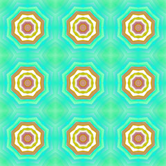 Seamless pattern background with multi-colored wavy lines.