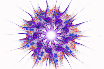 Obraz premium 3d abstract computer generated fractal design.Fractal is never-ending pattern.Fractals are infinitely complex patterns that are self-similar across different scales.