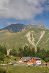 Berghütte in den östlichen Lechtaler Alpen