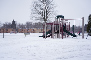 Naklejka premium Wisconsin Winter Wonder Land 