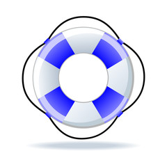 lifebelt, lifebuoy isolated on white.vector icon for web design isolated on white background