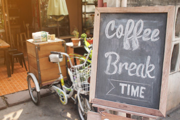 coffee Break time ,coffee shop