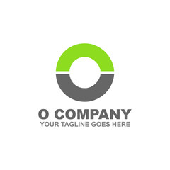 o letter logo design vector template