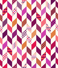 seamless modern fun herringbone geometric pattern