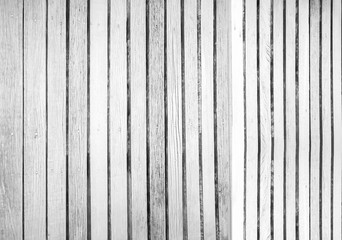 Naklejka premium White wood floor texture pattern plank surface pastel painted wall background. 