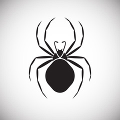 Spider Insect icon on white background for graphic and web design, Modern simple vector sign. Internet concept. Trendy symbol for website design web button or mobile app