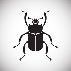Bug Insect icon on white background for graphic and web design, Modern simple vector sign. Internet concept. Trendy symbol for website design web button or mobile app