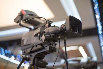 TV camera in recording