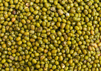 Green mung beans texture background