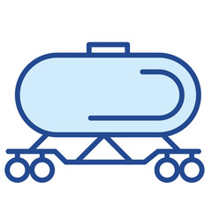 Waggon Güterzug, Eisenbahn Vector Icon Illustration