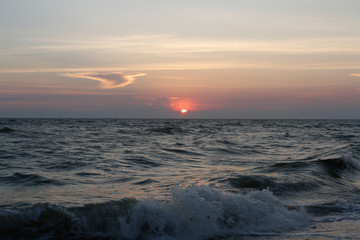 Fototapeta premium sunset over the sea