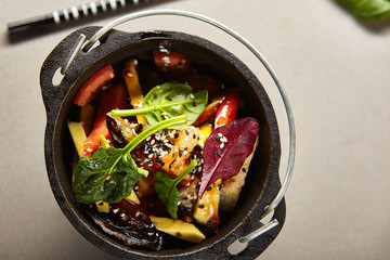healthy vegan lunch bowl