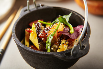 healthy vegan lunch bowl