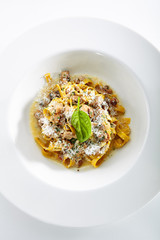 Homemade Italian Tagliatelle