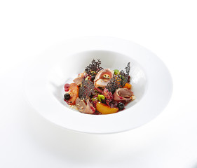 Duck Breast Salad with Bonfire Aroma