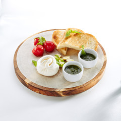 Burrata, Burata or Fresh Mozzarella Cheese