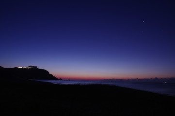 伊良湖岬の夜明け
