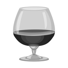 Isolated object of drink and bar sign. Set of drink and party vector icon for stock.