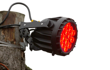 Stage LED spot light with red mood