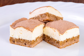 Cake with cream