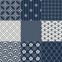 Japan seamless pattern collection