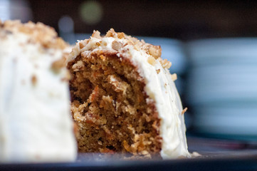 Carrot cake with icing