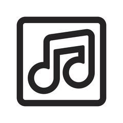 Music player vector icon