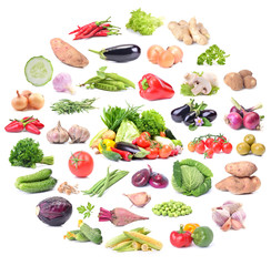 Vegetables collection