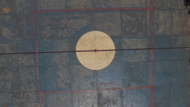 Quadra de futebol, Take com Drone