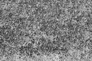 Frost on car glass texture in black and white.