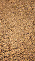 Clay soil. Clay earth. Clay background. Red earth. 