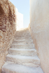 Ortigia, Syracuse, Italy / December 2018: Maniace Castle (Castello Maniace) in Syracuse