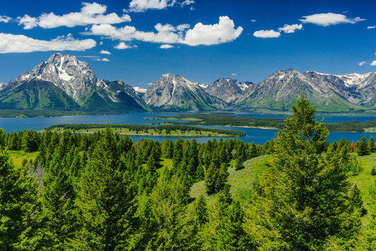 Jackson Point Overlook, Grand Teton National Park, Wyoming, United States