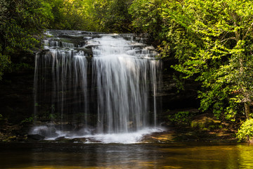 Fototapeta na wymiar Schoolhouse Falls, Nantahala National Forest, North Carolina, United States