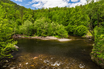 Fototapeta na wymiar Townsend Wye, Great Smoky Mountains National Park, Tennessee, United States