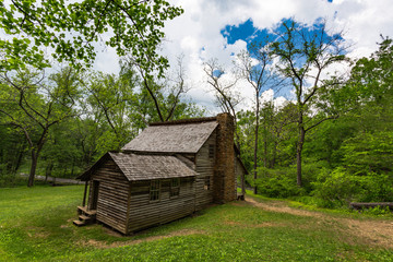 Obraz premium Tipton Place, Great Smoky Mountains National Park, Tennessee, United States