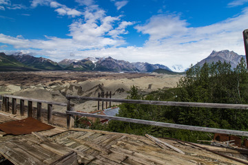 Fototapeta premium Kennicott Mill, Wrangell-St. Elias National Park, Alaska, United States