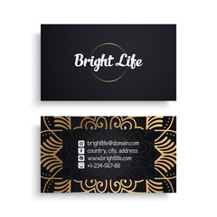 Business Card. Luxury template