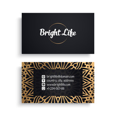 Business Card. Luxury template